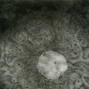 detail of greyscale monotype linking a larger version