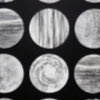 section of an assemblage of laboratory filter papers linking to a larger version